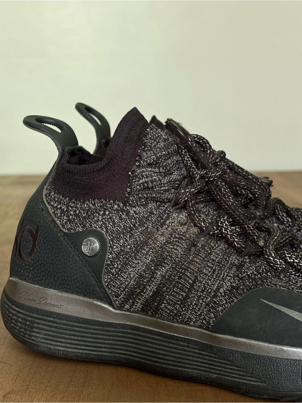 Nike Zoom KD 11 Twilight Pulse Black Flyknit Basketball Shoes - Men's 7.5